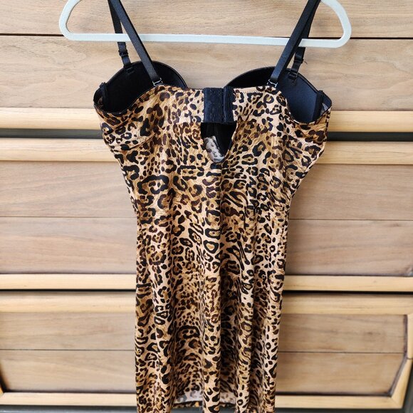 Sexy Leopard-print Pushup Slinky Slip - Picture 4 of 7